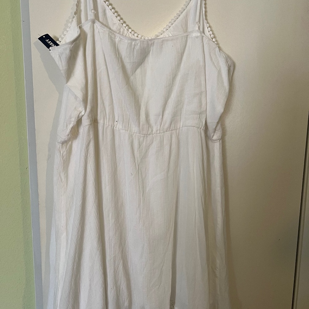 XXL Old Navy White Summer Dress